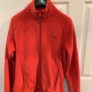 Coral Columbia Fleece Jacket